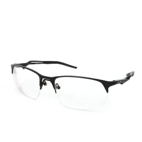 オークリー OAKLEY WIRE TAP2.0 RX 眼鏡 アイウェア 度入り チタニウムフレーム ハーフリム ナロー ロゴ 56□19 140 黒 ブラック OX5152-0156 |MN5 GY17