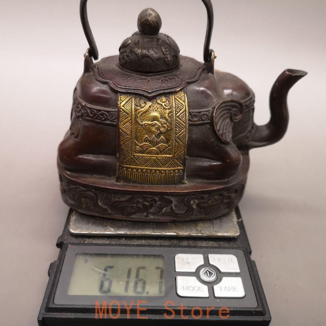 銅器 象壺 招財 吉祥 徳利 水筒 茶器 茶道具 装飾品 工芸品 置物 銅器 象壺 招財 吉祥 徳利 水筒 茶器 茶道具 装飾品 工芸品 置物