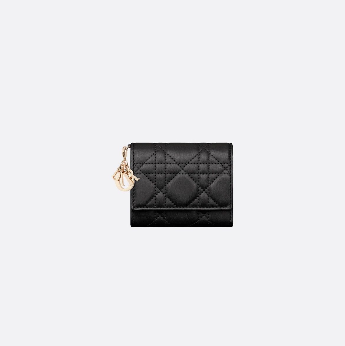 新品 Christian Dior ディオール LADY DIOR ロータスウォレット 財布