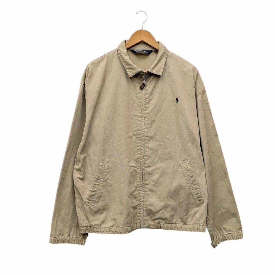 ポロ ラルフローレン　スイングトップ　ベージュ POLO RALPH LAUREN (ポロラルフローレン) ワンポイントロゴ