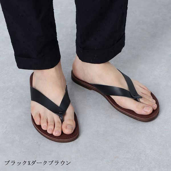 徳島レザー牛革 サンダル
