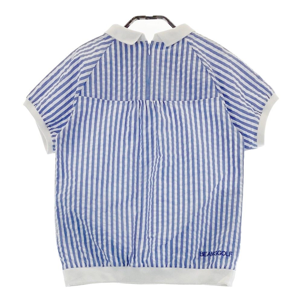 サイズ：M BEAMS GOLF ビームスゴルフ 半袖襟付きTシャツ シア