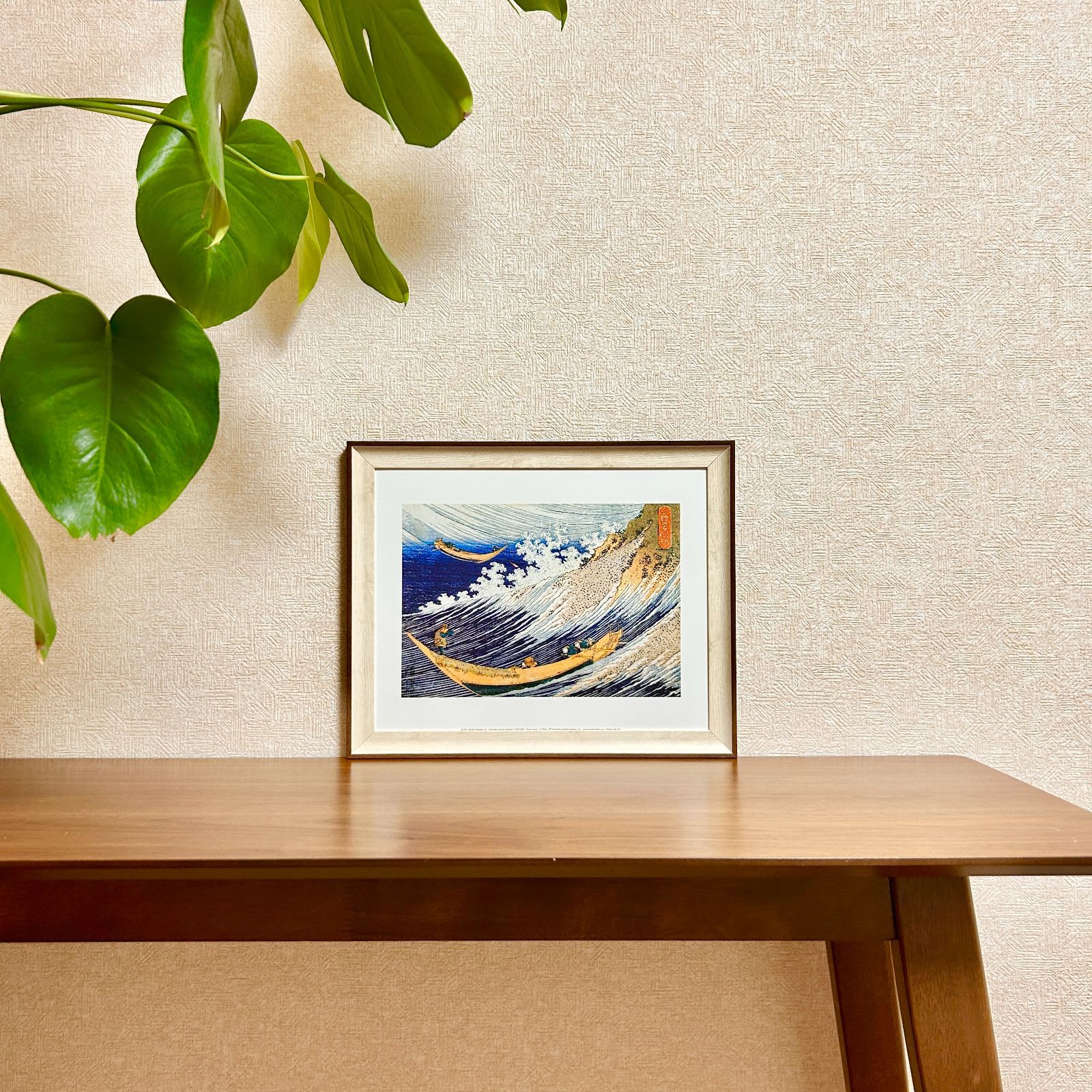 新品☆額縁付アートポスター☆日本画☆侘び寂び☆雅☆風景画