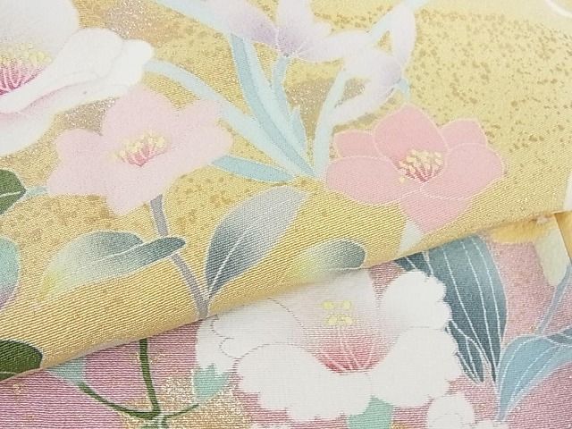 平和屋2□訪問着 京友禅 華麗な花 暈し染め 金銀彩 逸品 kh630 - 着物