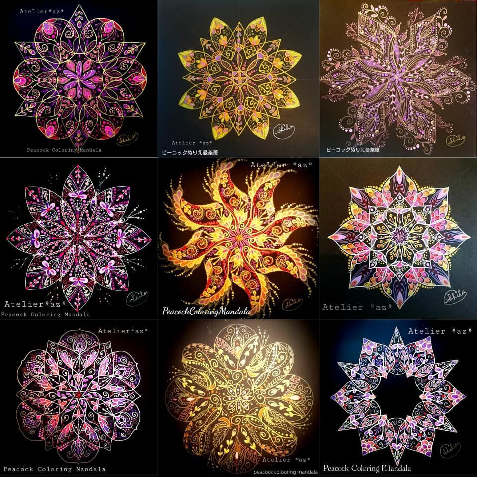 曼荼羅アート ステンシル