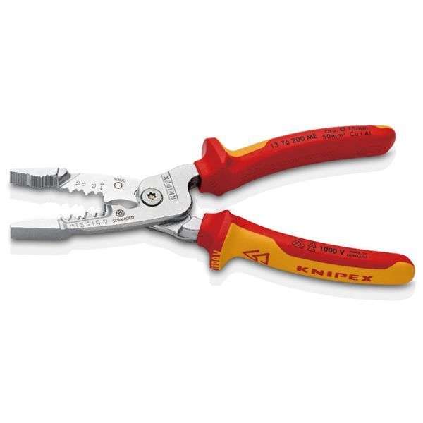 KNIPEX クニペックス ワイヤーストリッパー プラスチックコーティング メトリック サイズ200×60×28mm 1376-200ME