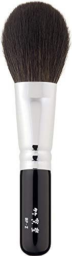 熊野筆 化粧筆 竹宝堂 チークブラシ 灰リス 粗光峰 BP-2 メイクブラシ 1個 x 1