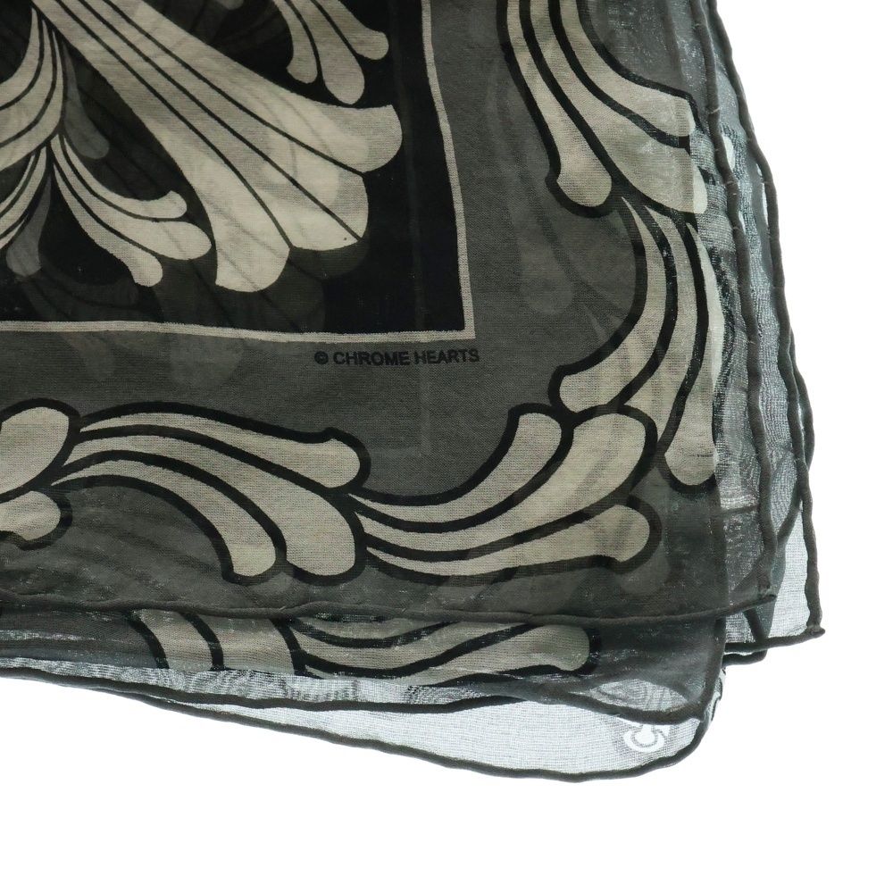 CHROME HEARTS (クロムハーツ) シーリングCH スカーフ シルク
