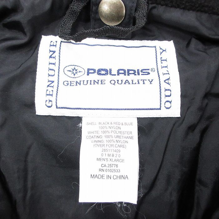 XL/古着 長袖 ナイロン ジャケット メンズ 00s レーシング POLARIS 