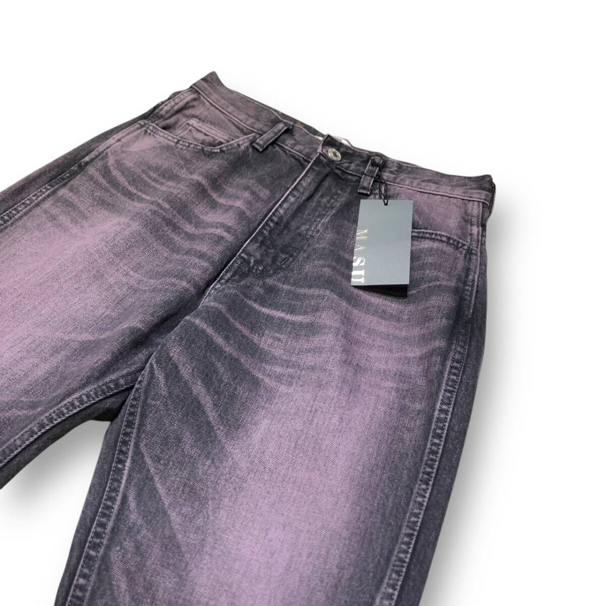 パンツ MASU 24aw STARDUST BELL-BOTTOM JEANS 44 24AW】MASU ”MASU BOYS” STARDUST BELL-BOTTOM JEANS (BLACK
