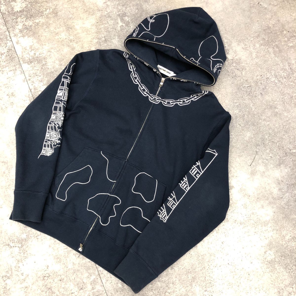 A BATHING APE アベイシングエイプ フルジップ フロントジップ 