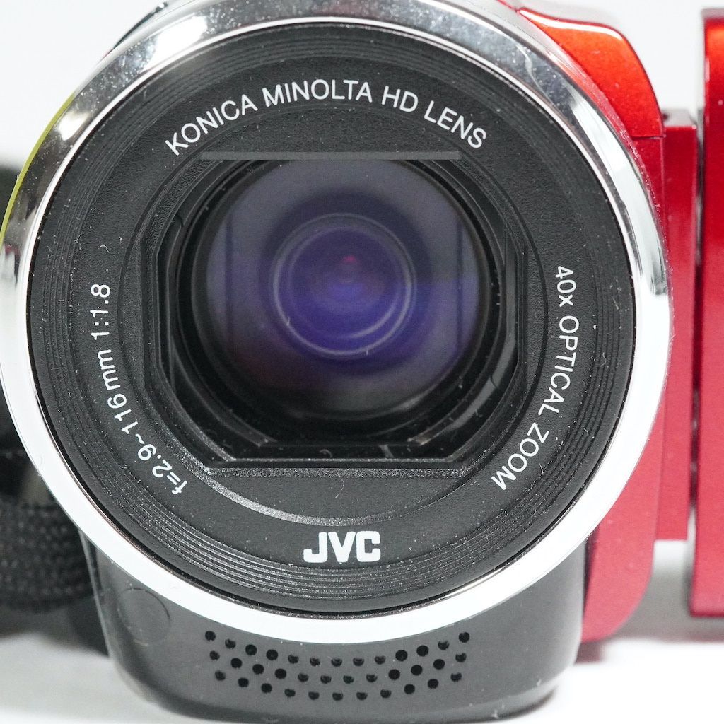 JVC Victor Everio GZ-HM133-R レッド 元箱 動作OK 返金保証
