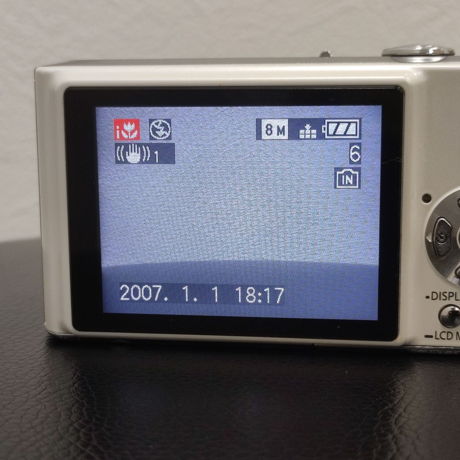 Panasonic LUMIX DMC-FX33 通電・撮影確認 充電器付