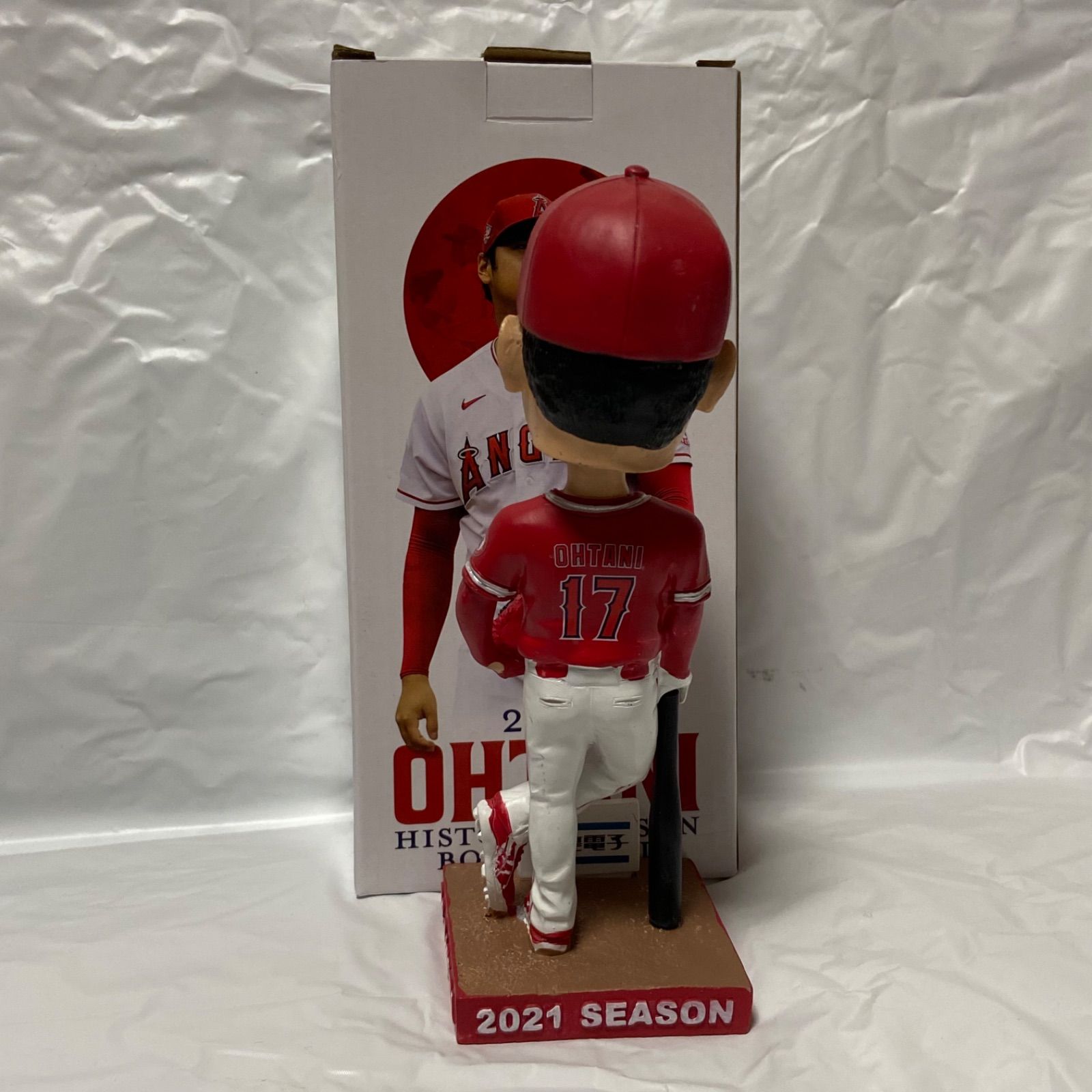 【新品未使用】大谷翔平エンゼルス2021年ヒストリックシーズン記念ボブルヘッド 新品未使用】大谷翔平エンゼルス2021年ヒストリックシーズン記念
