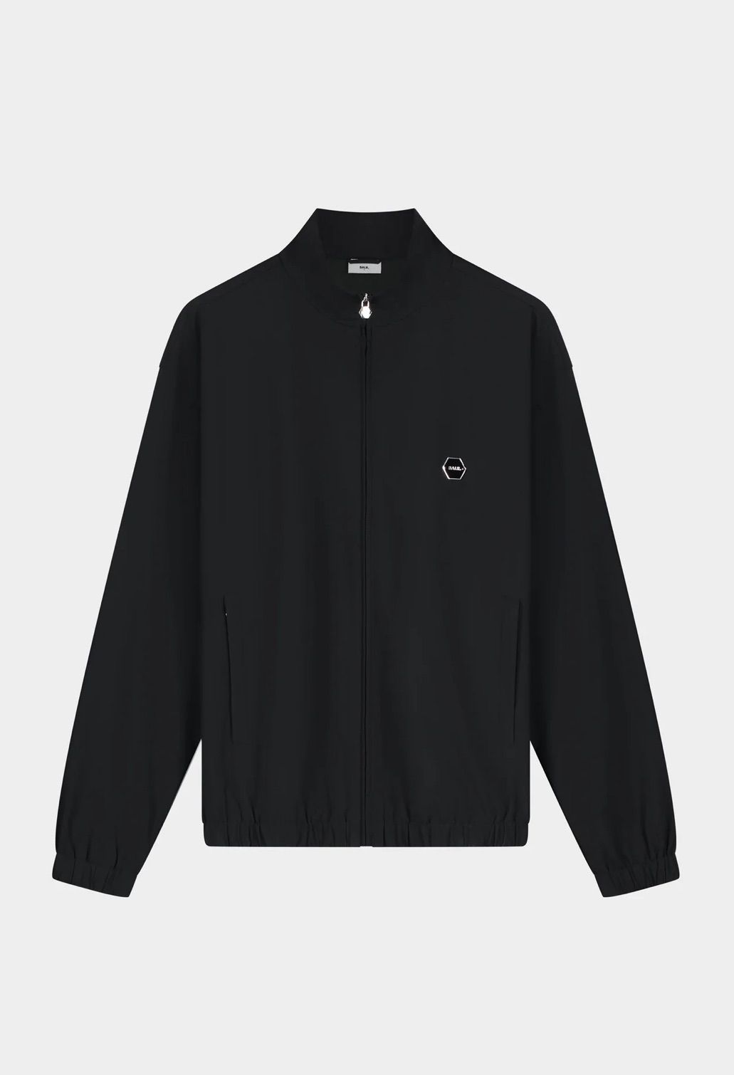 HEX-SERIES BADGE TRACK JACKET - JET BLACK
