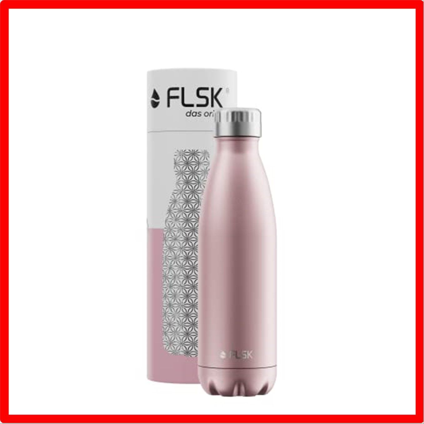 おすすめ】 500ml_ローズゴールド FLSK フラスク 炭酸対応 水筒 500ml