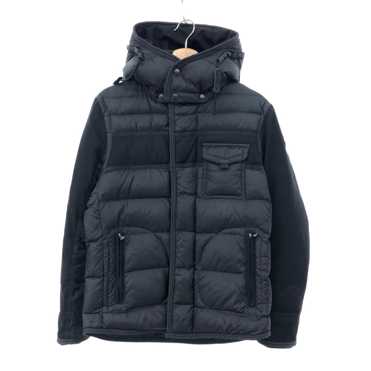 良好 MONCLER モンクレール RYAN ダウンジャケット サイズ:1  ブラック  メンズ 　240001130128