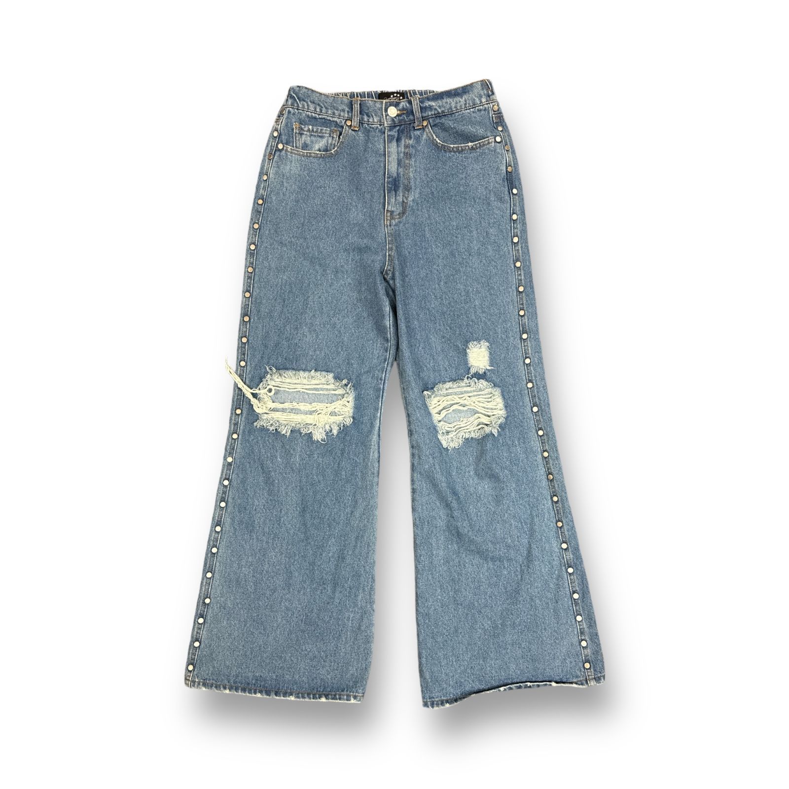 国内外の人気 AFB エーエフビー リベット PANTS BAGGY DAMAGED STUDS パンツ