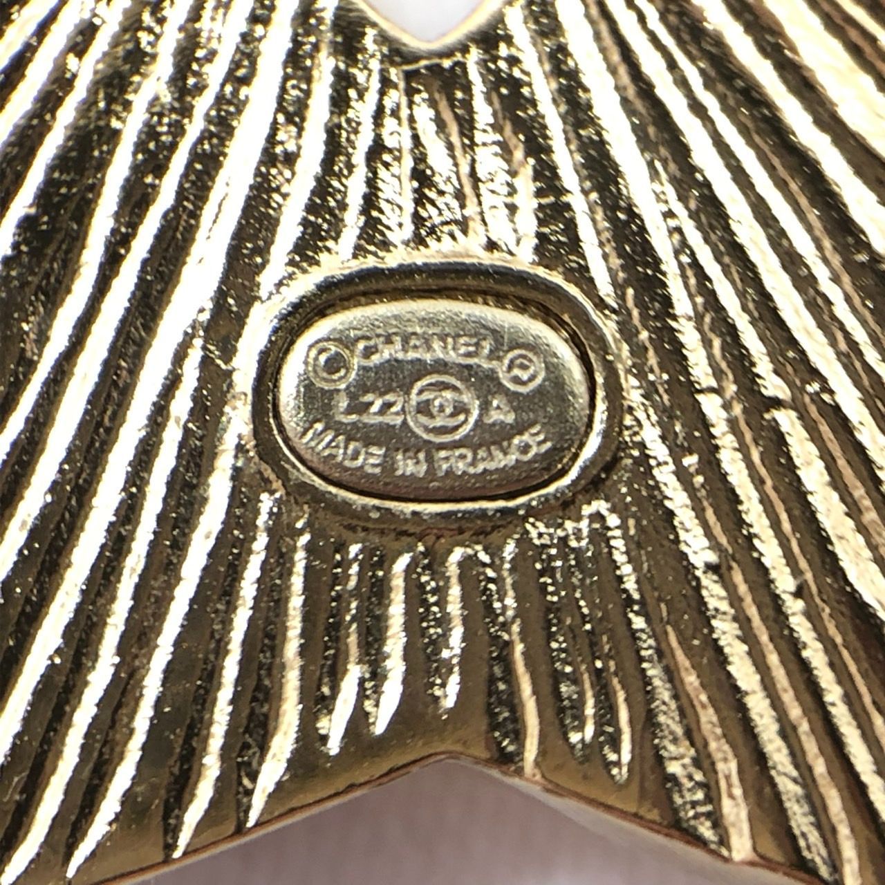 極美品!!】 CHANEL シャネル ココマーク ブローチ ゴールド
