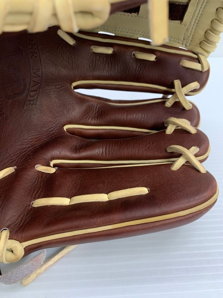 中古品 アサダスポーツ オーダー 硬式 内野手用 グローブ 刺繍
