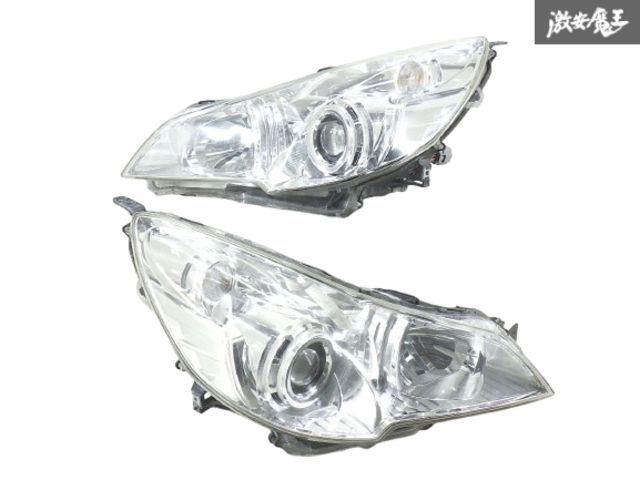 【HID点灯OK】 スバル 純正 BR9 レガシィ 2009年 前期 HID キセノン ヘッドライト ヘッドランプ 左右セット KOITO 100-20061 即納 棚2F-P-6