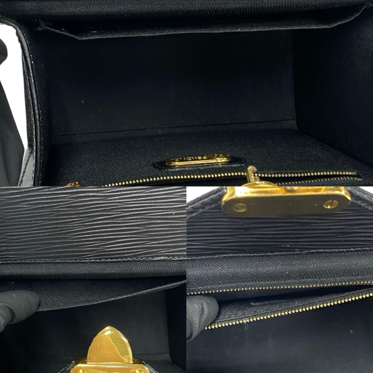 ほぼ未使用 FENDI フェンディ ロゴ 金具 エピレザー 本革 2way 
