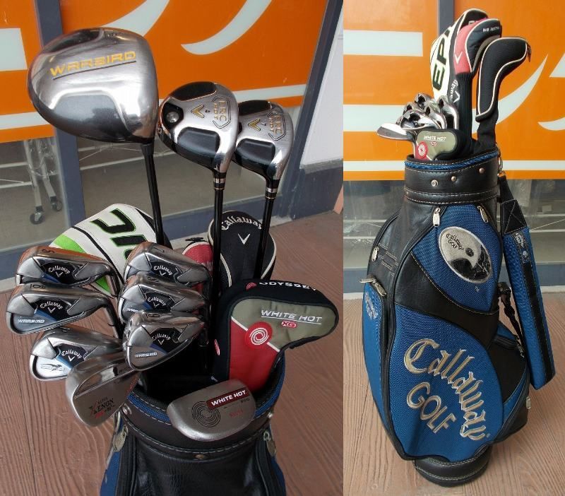 初心者向き Callaway WARBIRD|ERC HOT メンズフルセット 11本セット フレックス R|SR キャロウェイ ウォーバード クラブセット