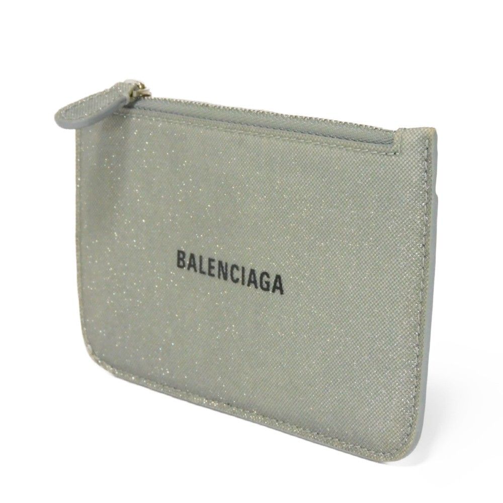 バレンシアガ カードケース シルバー コインケース ウォレット - 小物
