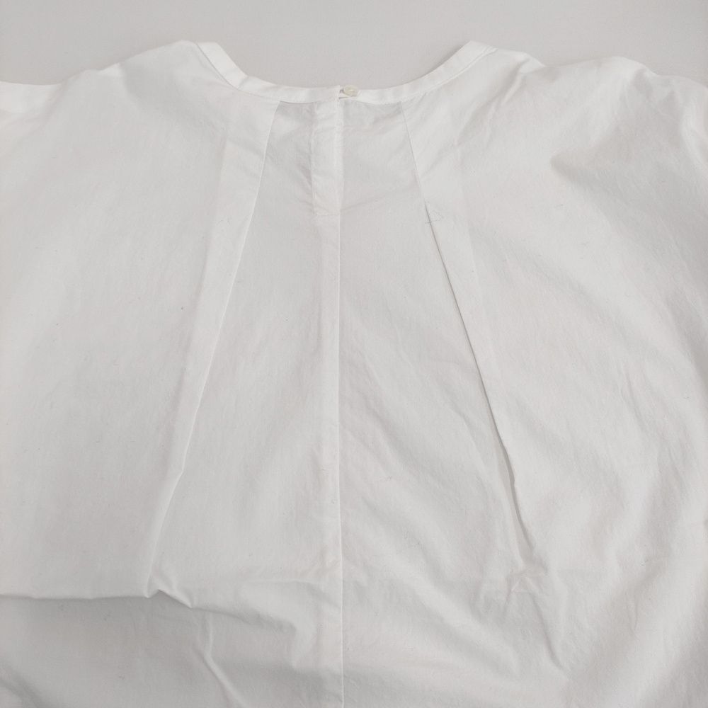  かぐれ クルーネックプルオーバーシャツ 定価14300円 GA 46-23 M 010 ブラウス シャツ 24 AW ホワイト レディース 5-0902 長袖 シャツ ブラウス