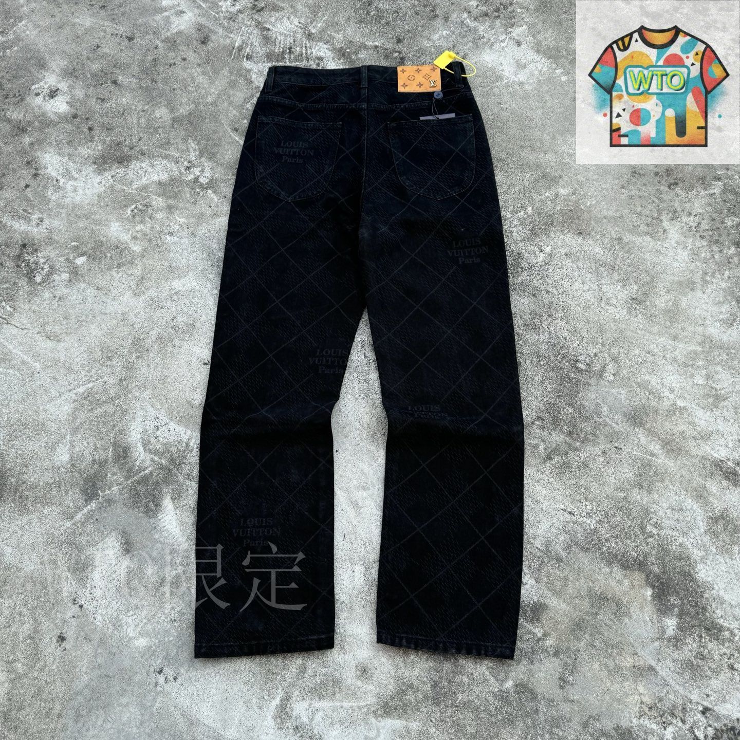 今日特価】Louis Vuitton Black Aurora Jeans ルイヴィトン 黒