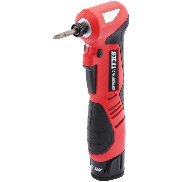 SK11 10.8V 充電アングルインパクトドライバー SAID108V-15RLS 日曜大工 DIY 機械整備 スリム コンパクト