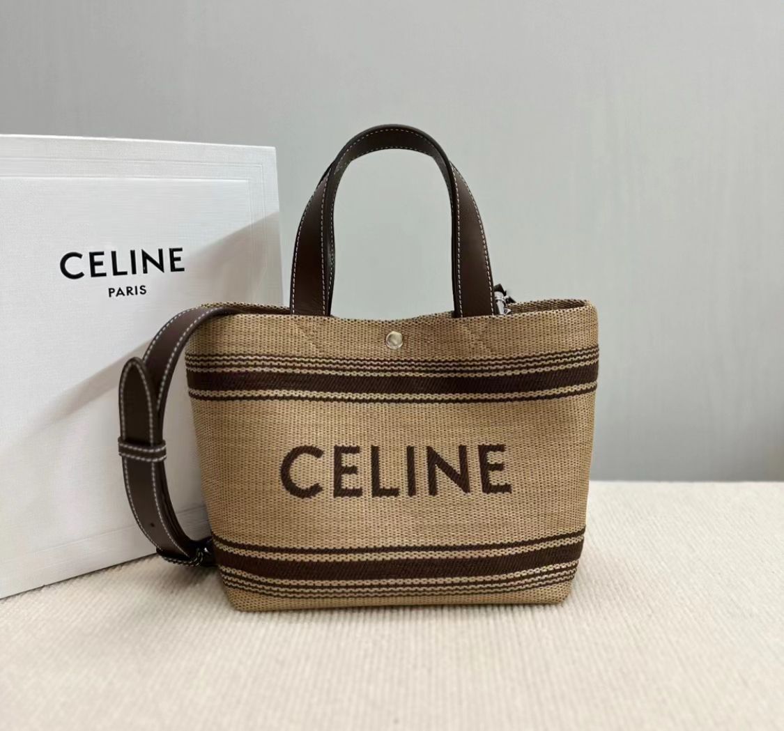 【２way仕様】CELINE セリーヌ ミニ カバ トートバッグ**ベージュ