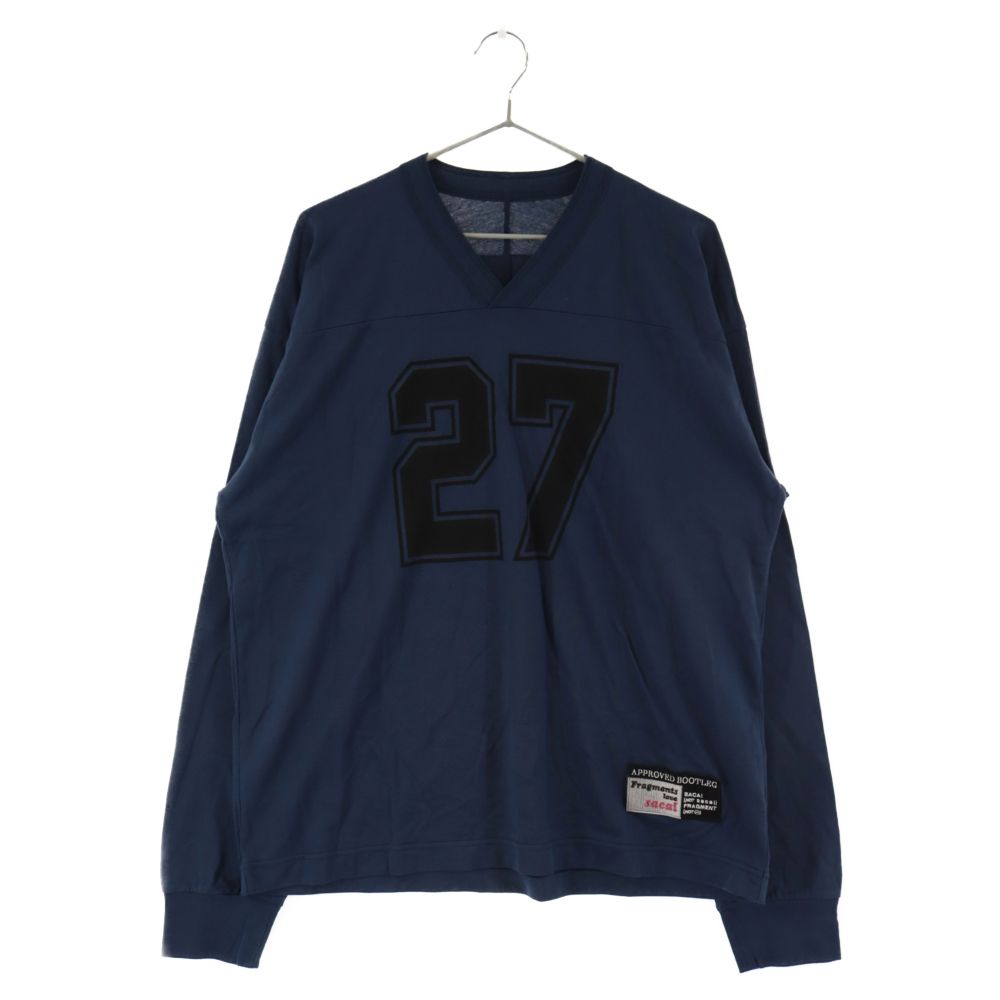 専用sacai fragment フットボールシャツ Sacai (サカイ) ×FRAGMENT フラグメント TOKYO限定 ナンバリング