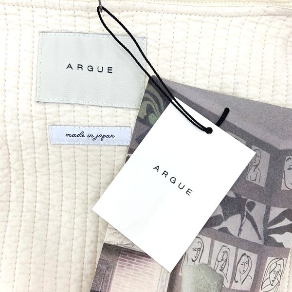 ARGLE アギュー コート KENDO HOODIE COAT 20SS AR20SS-AP3 羽織り レディース フリーサイズ ホワイト アウター IL16878 GULLKHAN_COM