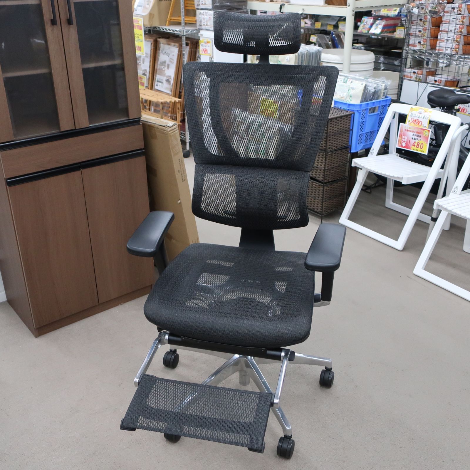 エルゴヒューマン フィット オットマン タブレットスタンド付き 【公式