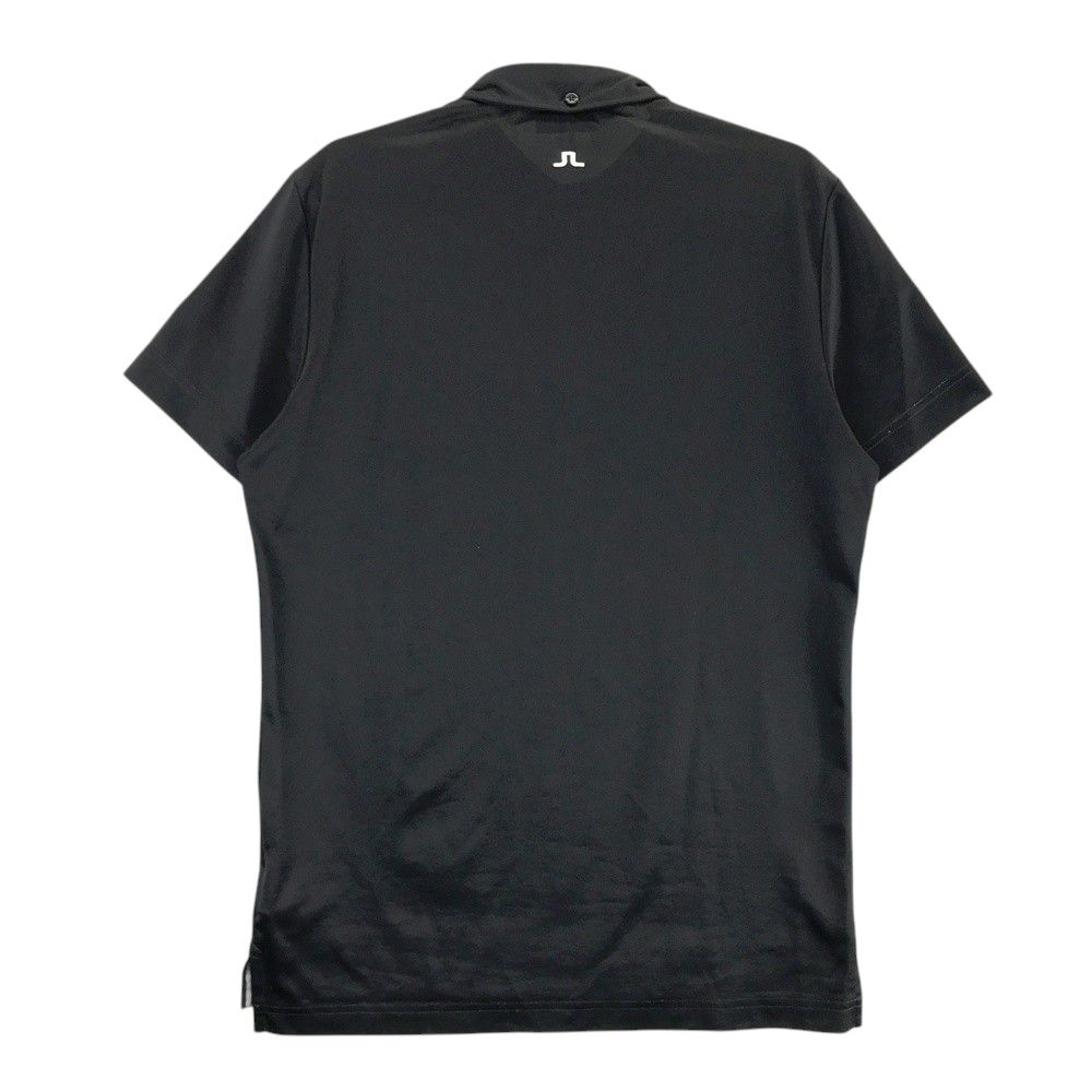 J.LINDEBERG ジェイリンドバーグ ゴルフ メンズ 半袖ポロシャツ 黒M J.LINDEBERG J.リンドバーグ 半袖ポロシャツ ゴルフウェア