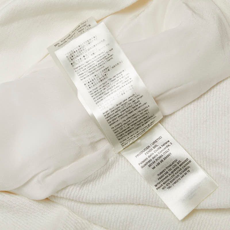  フェンディ ロゴ スタッズ クリスタル パーカー プルオーバー サイズ 38 FS 6972 A 1 VN ホワイト マルチ コットン レディース FENDI 1-0234964 その他 その他