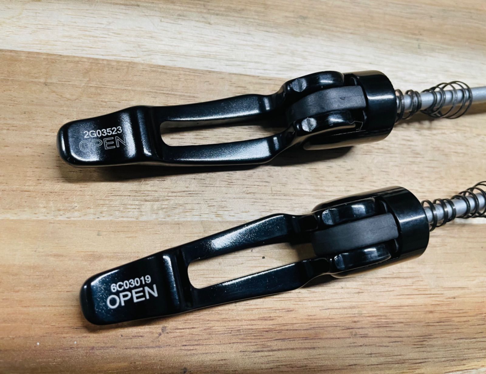 FULCRUM クイックレバー 2本セット ブラック 美品】 フルクラム クイックリリース 前後 2本セット RACING