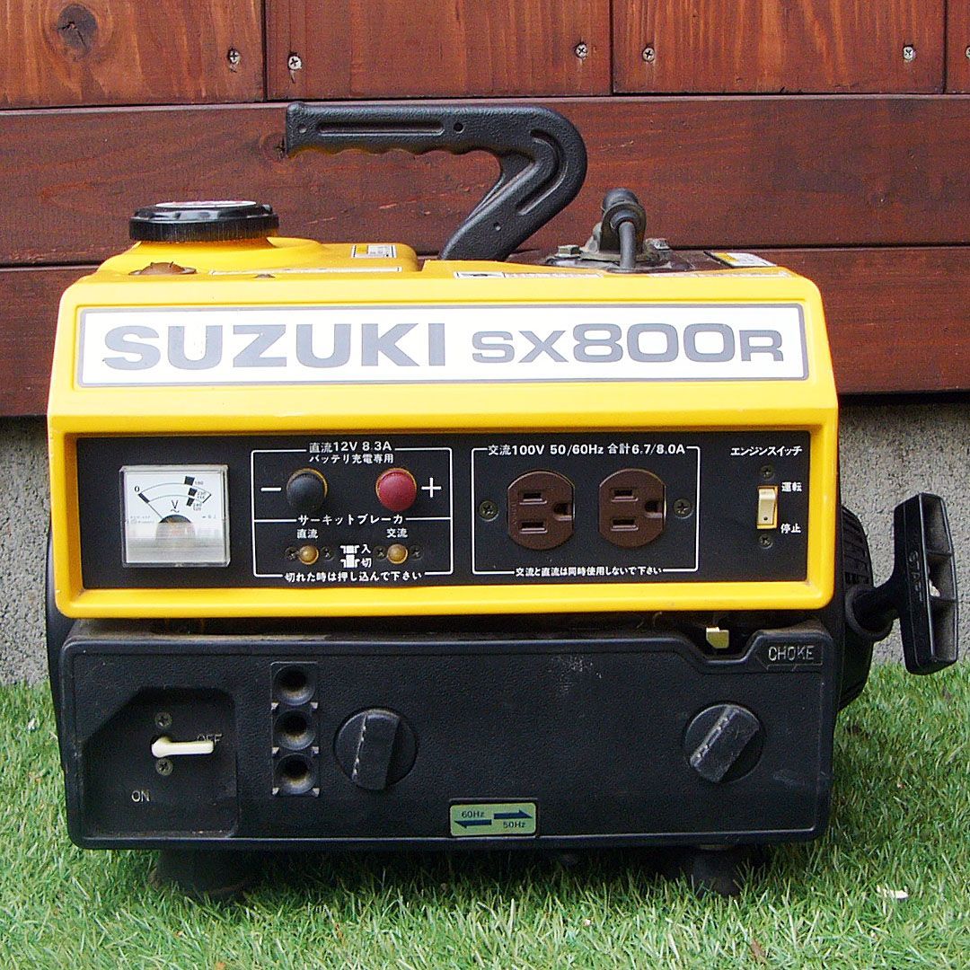 整備済＞SUZUKI ポータブルエンジン発電機 SX800R - メルカリ