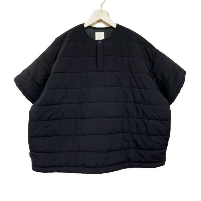 Stripes For Creative S.F.C SFC 国内正規 24AW SUPER BIG PUFF JACKET スーパービッグパフジャケット 半袖 キルティングジャケット SFCFW24J08 Navy ネイビー L