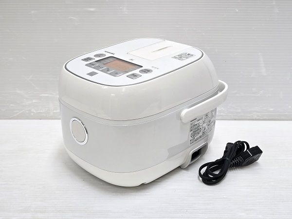 品 東芝 TOSHIBA IH方式 炊飯器 炊飯ジャー 3合炊き RC-5E7X 2025年製 ホワイト ○YR-19351○