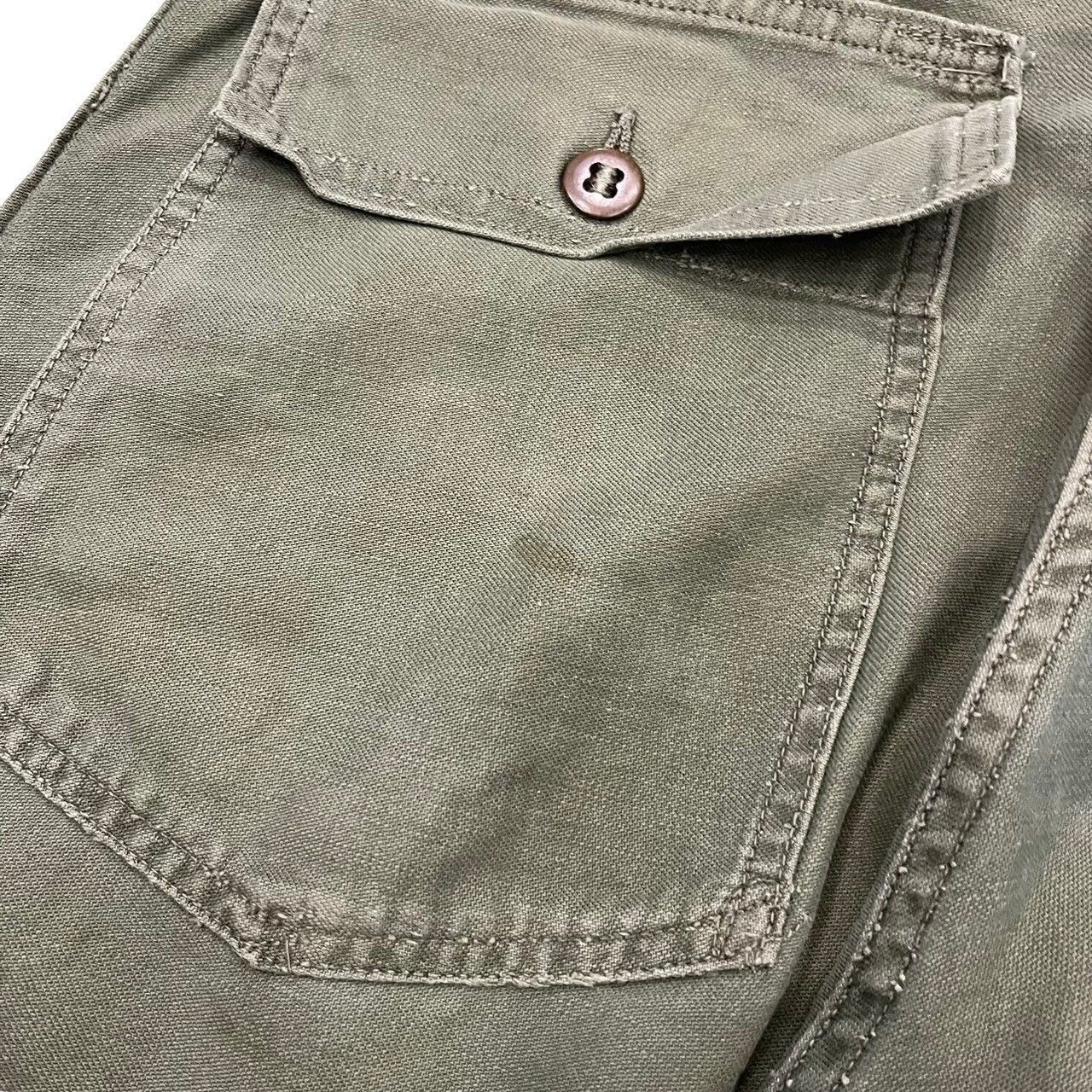 60s ビンテージ US ARMY コットン ベイカー パンツ サイドアジャスター 