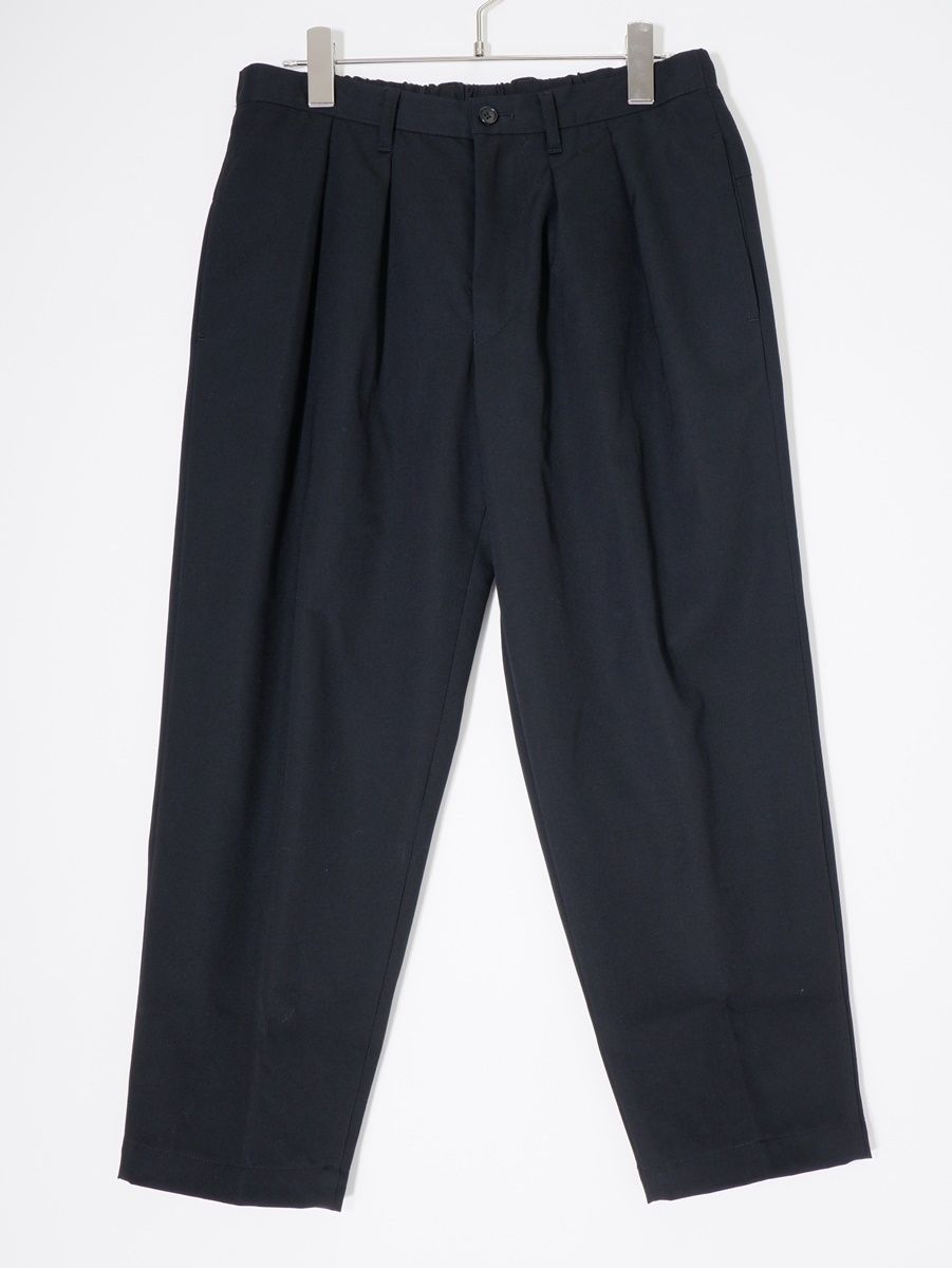 tricot COMME des GARCONSトリコ コムデギャルソン ウールギャバ タックテーパードパンツ S LPTA78446