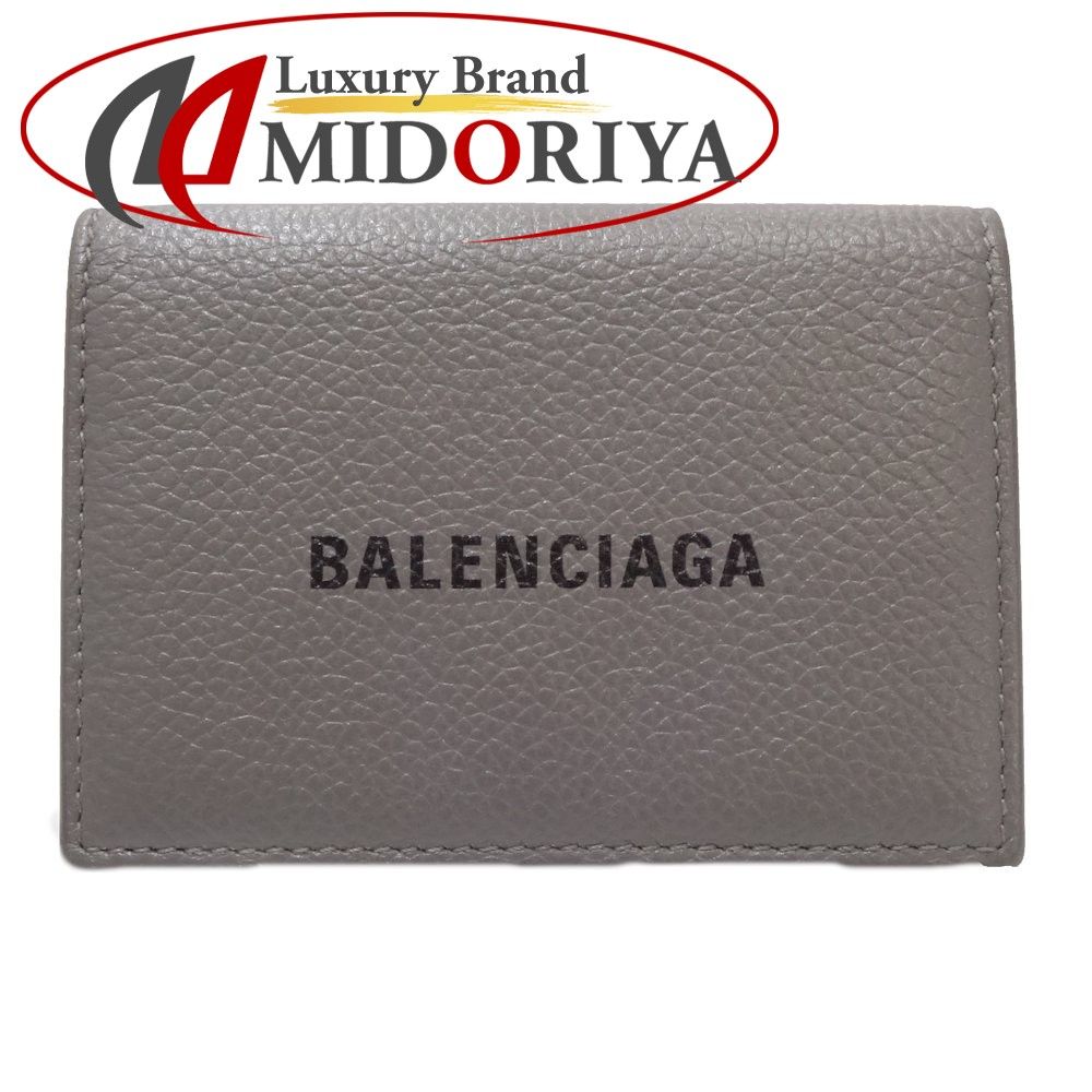 バレンシアガ BALENCIAGA ロゴミニウォレット 594312 三つ折り財布