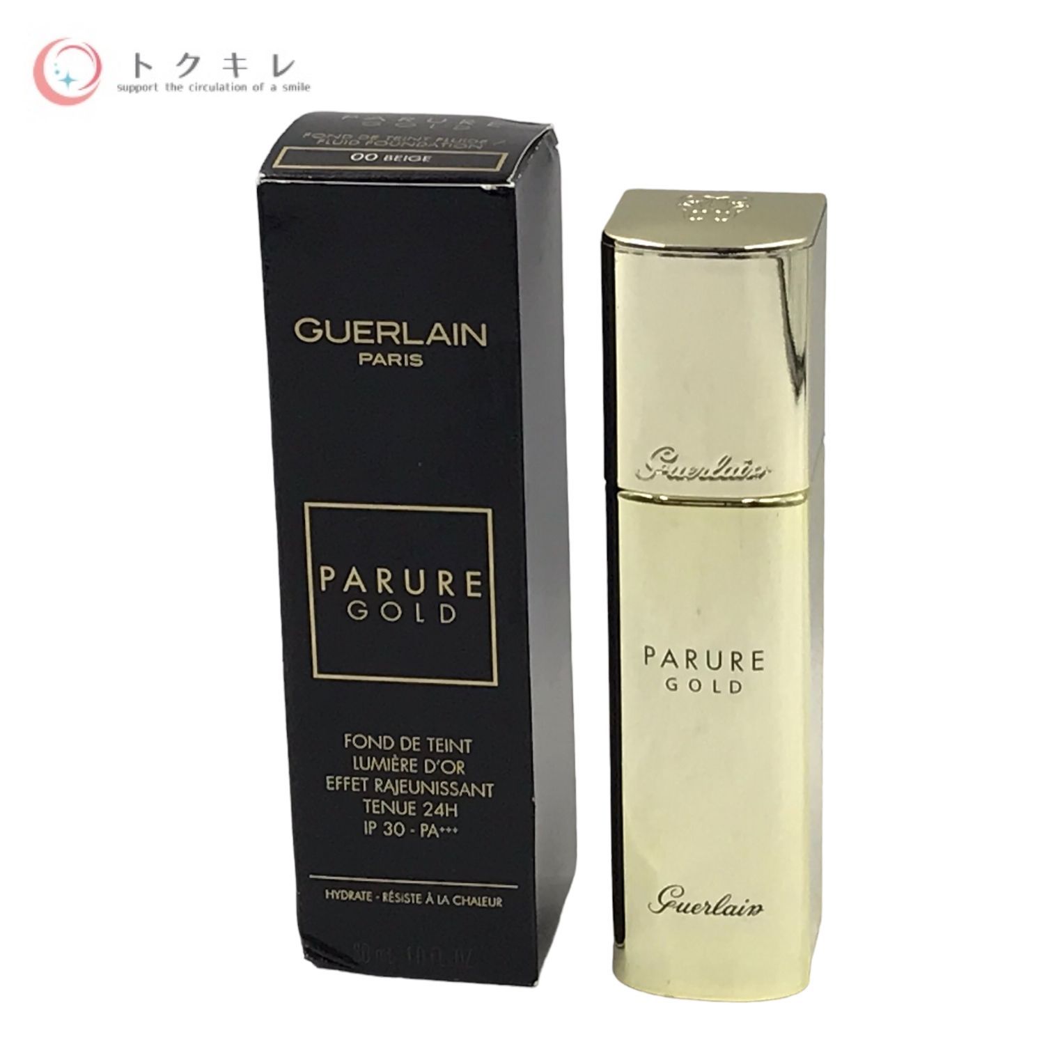 トクキレ】ゲラン パリュール ゴールド フルイド 30ml #00 ベージュ (ファンデーション) SPF30 PA+++ ※並行輸入品  定価12540円(税込) 未使用 GUERLAIN - メルカリ