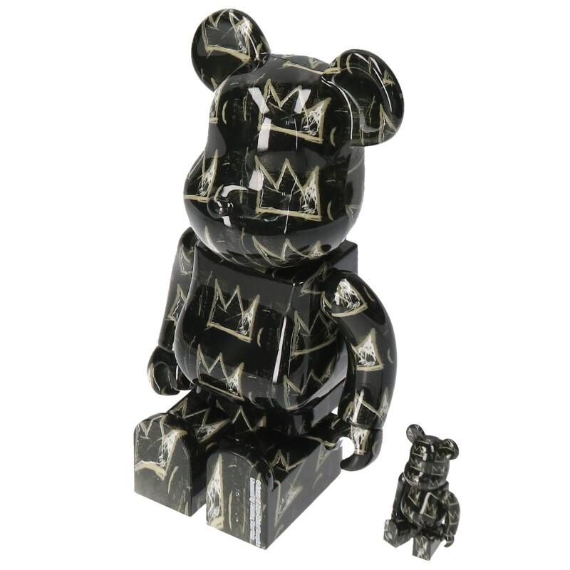 BE@RBRICK - JEAN-MICHEL BASQUIAT #8 100％ 400％ バスキア 新品 ベアブリック BE@RBRICK バスキア JEAN-MICHEL BASQUIAT #6