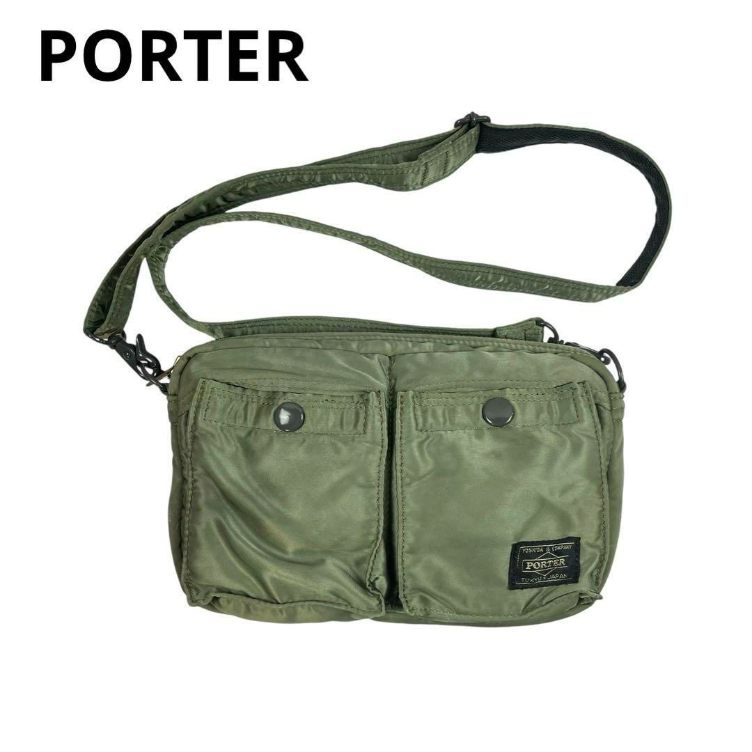 中古】PORTER ポーター タンカー ショルダー ウエストバッグ カーキ - メルカリ