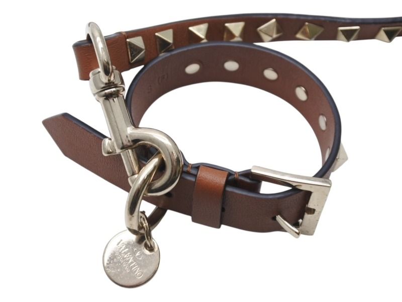 新品　未使用　VALENTINO GARAVANI 犬　リード　ヴァレンティノ VALENTINO GARAVANI ヴァレンティノ ガラヴァーニ スタッズ 犬用