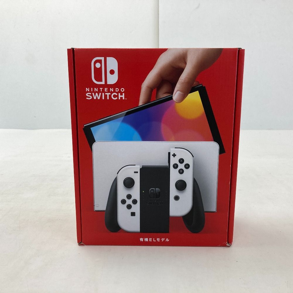 02w08685 Nintendo Switch ニンテンドースイッチ 有機ELモデル　Joy-Con(L)/(R)ホワイト ※未使用品【中古品】