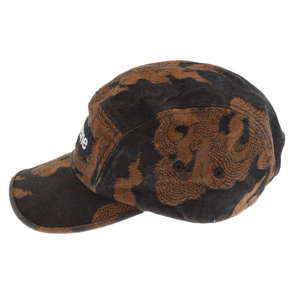 SUPREME (シュプリーム) 23SS Flames Jacquard Denim Camp Cap Washed